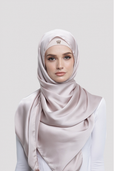 SATIN SILK SHAWL - MOTHER OF PEARL SATIN SILK SHAWL - MOTHER OF PEARL